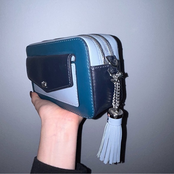 Michael Kors Jet Set Small Tri-Color Leather Camera Bag - Picture 3 of 8